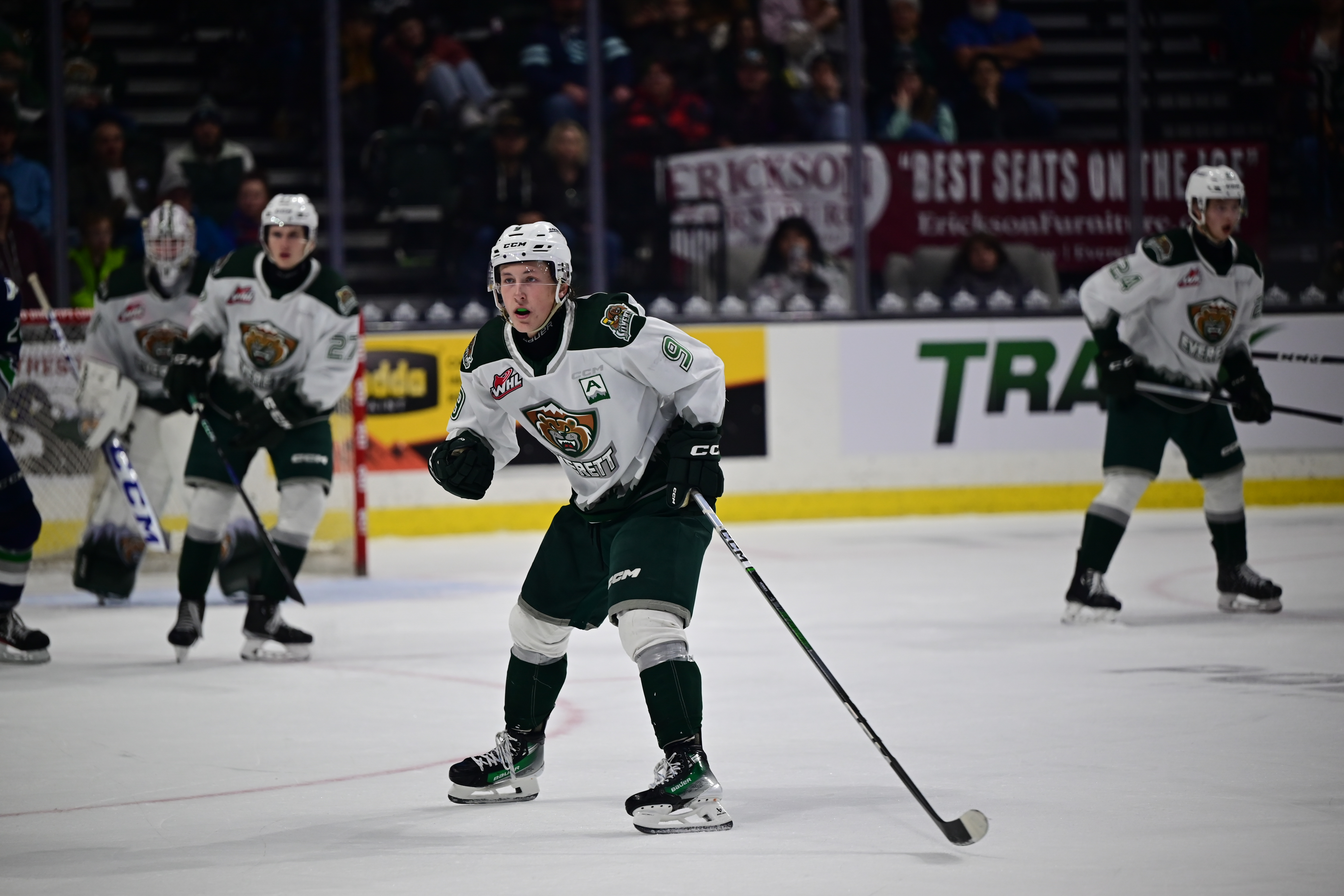 Ben Hemmerling during a home game earlier this season. Photo credit: Caroline Anne